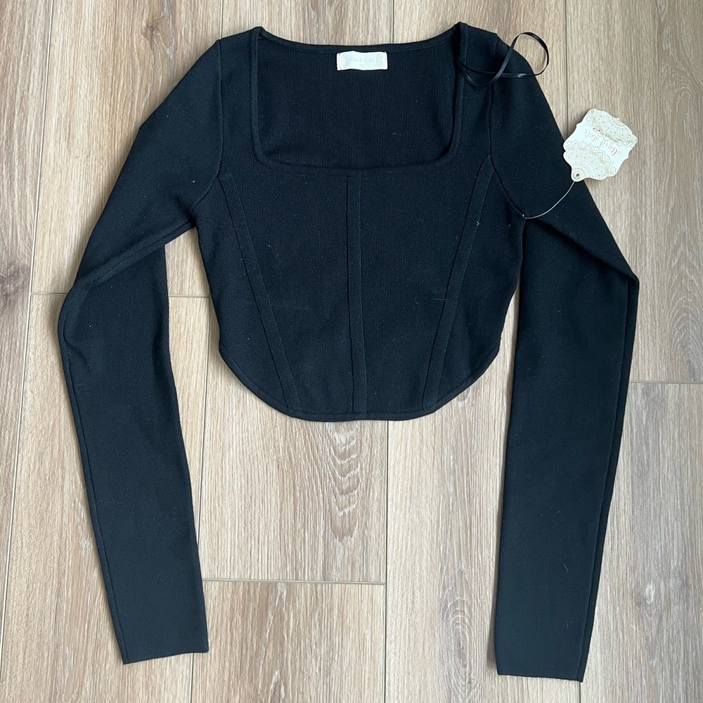 Black Long sleeve Top